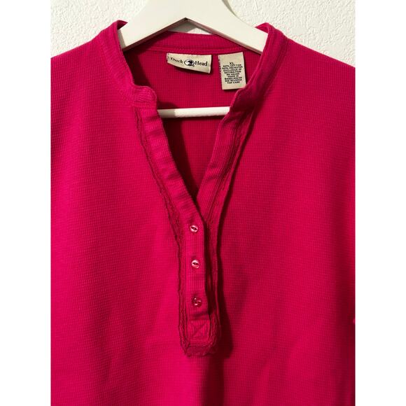 Duck Head Women's Blouse‎ Size XL Pink - Picture 3 of 6
